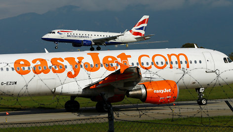 Sąrašo viršuje – „British Airways“ ir „easyJet“