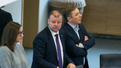 Saulius Skvernelis ir Ramūnas Karbauskis