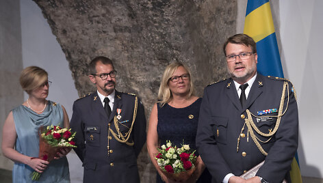 Naujojo &Scaron;vedijos gynybos ata&scaron;ė Lietuvai akreditacijos ceremonija