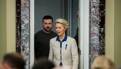 Volodymyras Zelenskis ir Ursula von der Leyen