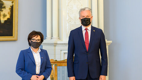 Prezidentas susitinka su Lenkijos Seimo Pirmininke Elžbieta Witek