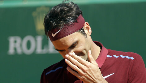 Monte Karlo &bdquo;Masters&ldquo; Rogeris Federeris &ndash; Jo-Wilfriedas Tsonga