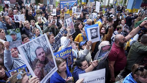 Protestas dėl karo belaisvių / AP