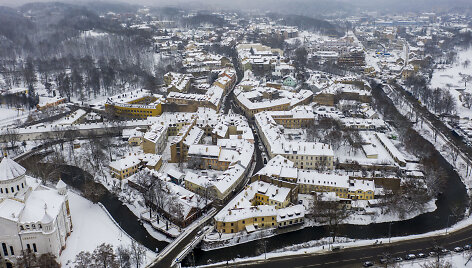 Snieguotas ir baltas Vilnius
