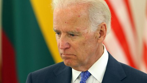 Joe Bidenas 2014 metais Vilniuje