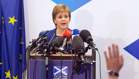 Pirmoji &Scaron;kotijos ministrė Nicola Sturgeon