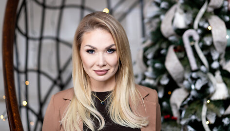 Natalija Bunkė namus papuo&scaron;ė Kalėdoms
