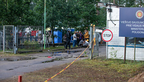 Rūdninkų poligone &ndash; migrantų mai&scaron;tas