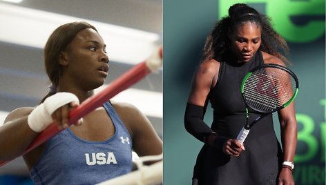 Claressa Shields ir Serena Williams