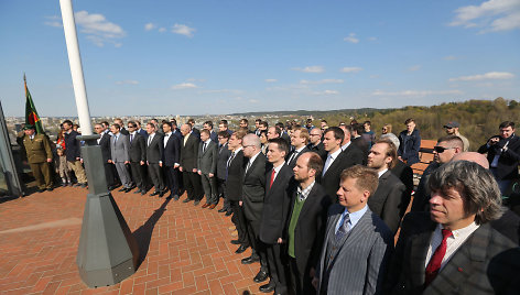 Vilniaus šaulių kuopos naujokų priesaikos ceremonija