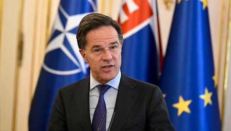 NATO generalinis sekretorius Markas Rutte