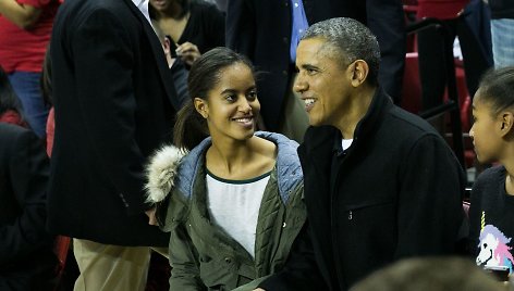 Barackas Obama su dukra Malia