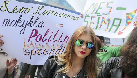 Levo Karsavino mokyklos piketas