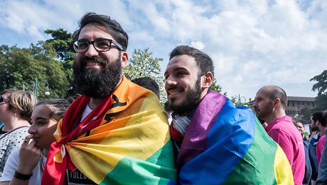 LGBT parado Italijoje akimirkos