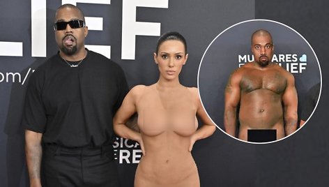 Kanye Westas su žmona Bianca Censori