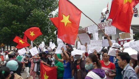 Protestuotojai Vietname