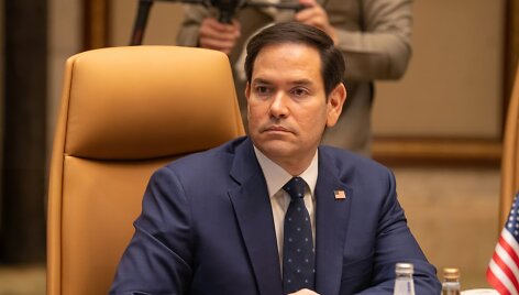 Marco Rubio derybose Saudo Arabijoje