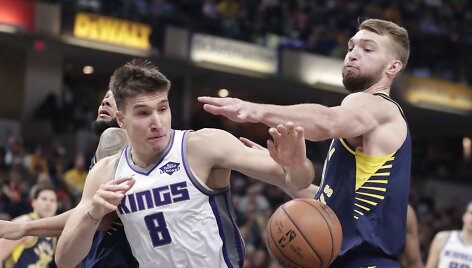 Domantas Sabonis rungtynėse su &bdquo;Kings&ldquo;