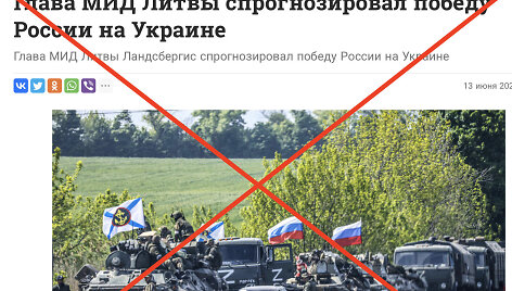 &bdquo;Foreign Policy&ldquo; duotame interviu Gabrielius Landsbergis nekalbėjo apie Rusijos pergalę Ukrainoje, bet Rusijos žiniasklaida tai i&scaron;skaitė