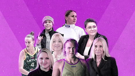 Lietuvos sporte netrūksta stiprių moterų.