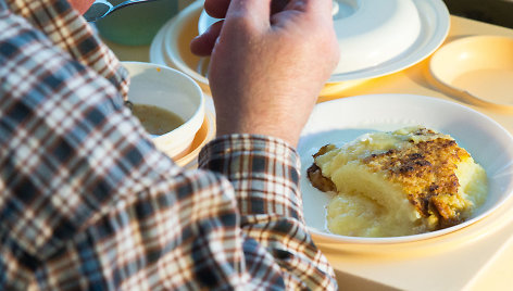 Pacientų maisto tikrinimas Lazdynų ligoninėje