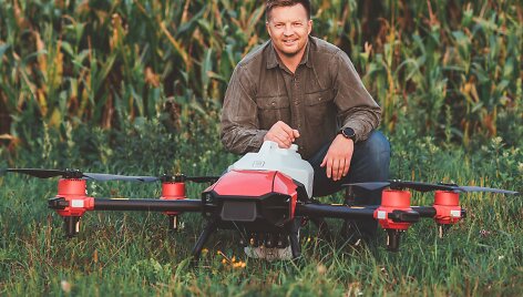 Žemės ūkiui pritaikyti dronai &ndash; jau Lietuvoje