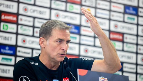 Turkijos futbolo rinktinės spaudos konferencija