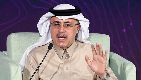 &bdquo;Aramco&ldquo; generalinis direktorius ir prezidentas Aminas H. Nasseras  / AHMED YOSRI / REUTERS