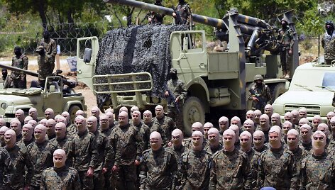 &bdquo;Hezbollah&ldquo; kovotojai / Hassan Ammar / AP