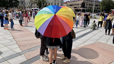 Vilniuje rengiamos LGBT eitynės už lygybę