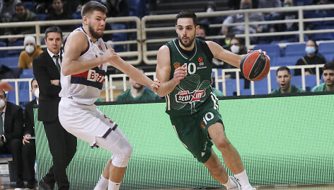 Rokas Giedraitis prie&scaron; Ioannį Papapetrou