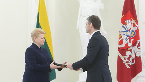 Dalia Grybauskaitė ir Darius Jauni&scaron;kis