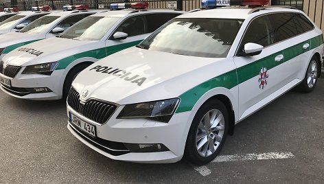 Naujieji policijos automobiliai