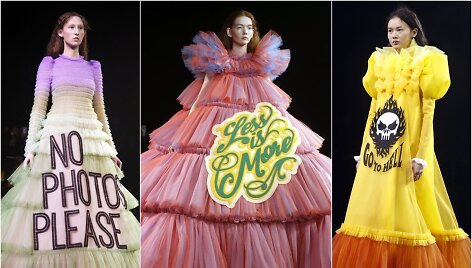 &bdquo;Viktor & Rolf&ldquo; 2019 m. pavasario ir vasaros auk&scaron;tosios mados kolekcija
