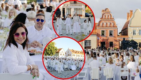 Baltoji vakarienė Kėdainių Didžiojoje rinkos aik&scaron;tėje