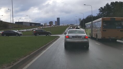 Spūstis prie VSD tarp Pilaitės ir Buivydi&scaron;kių