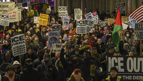 Protestas prie&scaron; ICE