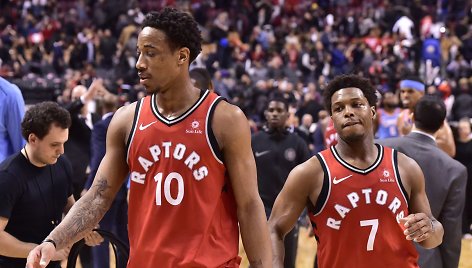 DeMaras DeRozanas ir Kyle'as Lowry