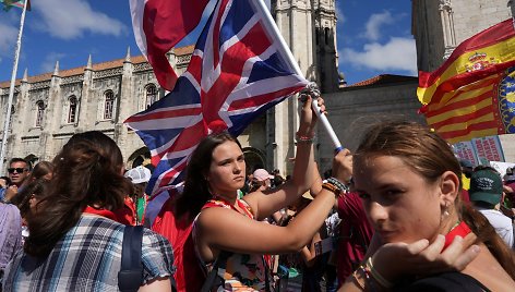 Portugalijoje prasidėjo Pasaulio jaunimo dienos