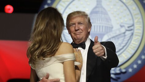 Donaldas Trumpas ir Melania Trump