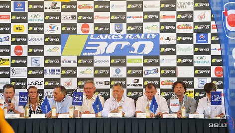 &bdquo;300 Lakes Rally&ldquo; spaudos konferencija