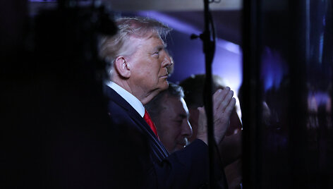Donaldas Trumpas NBA finalo rungtynėse Niujorke