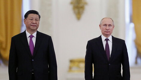 Xi Jinpingas ir Vladimiras Putinas