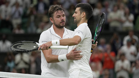 Stanas Wawrinka ir Novakas Džokovičius