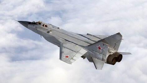 Rusijos &bdquo;Mikoyan MiG-31&ldquo; naikintuvas