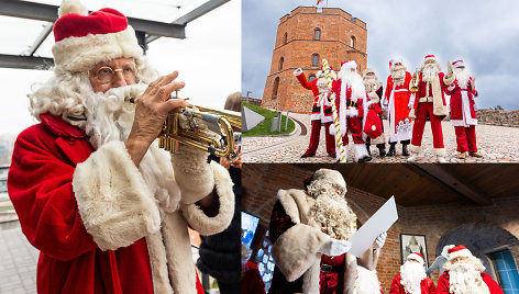 Kalėdų Senelių sąskrydis Vilniuje