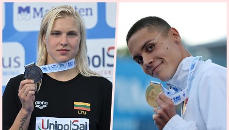 Rūta Meilutytė ir Davidas Popoviči