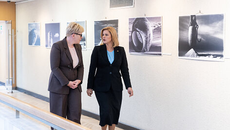Ingrida &Scaron;imonytė susitiko su naująja Latvijos Ministre Pirmininke Evika Siliņa