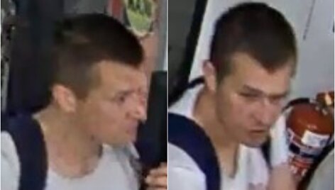 Užfiksuotas įtariamasis