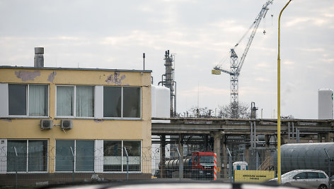 AB „Achemos“ darbuotojų protestas